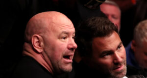 Eddie Hearn pictured with Dana White. Photo Credit: UFC/ MMA Fighting