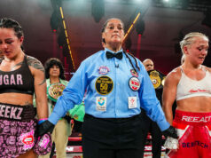 Dina Thorslund vs Cherneka Johnson – Results & Post-Fight Report Dina Thorslund beat Johnson to become undisputed. Photo Credit: Harry Aaron / Most Valuable Promotions