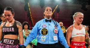 Dina Thorslund beat Johnson to become undisputed. Photo Credit: Harry Aaron / Most Valuable Promotions