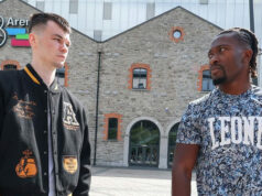 Aaron McKenna faces Etinosa Oliha for the vacant IBF middleweight world title in Dublin on Saturday Photo Credit: Zuffa Boxing