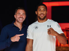 Eddie Hearn has sent an addendum to the Fury vs Joshua contract Photo Credit: Mark Robinson Matchroom Boxing
