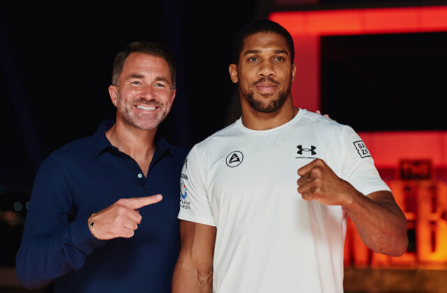 Eddie Hearn has sent an addendum to the Fury vs Joshua contract Photo Credit: Mark Robinson Matchroom Boxing Eddie Hearn has sent an addendum to the Fury vs Joshua contract Photo Credit: Mark Robinson Matchroom Boxing