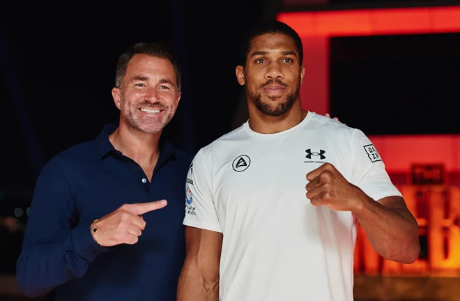 Eddie Hearn has sent an addendum to the Fury vs Joshua contract Photo Credit: Mark Robinson Matchroom Boxing