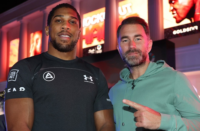 Hearn says him and Joshua remain keen for the bout to land in the UK Photo Credit: Mark Robinson Matchroom Boxing