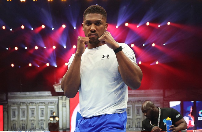 Anthony Joshua is a two-time heavyweight world champion. Photo Credit: Mark Robinson/ Matchroom Boxing