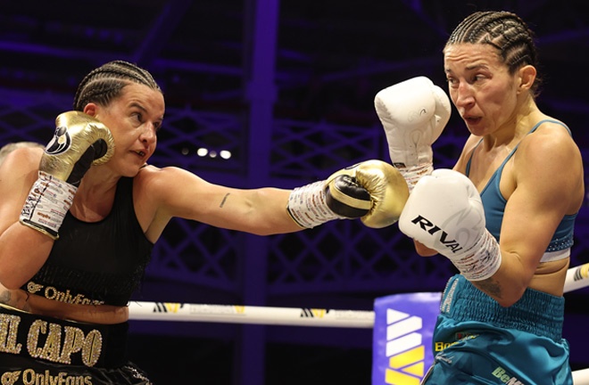 Cameron beat Kotaskova in April Photo Credit: Mark Robinson / Most Valuable Promotions