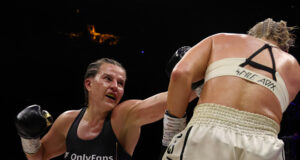 Chantelle Cameron beat Mayer on points. Photo Credit: Most Valuable Promotions