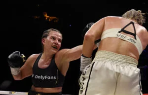 Chantelle Cameron beat Mayer on points. Photo Credit: Most Valuable Promotions