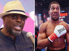 Don Charles has commented on Joshua being dropped twice. Photo Credit: Dazn/ Matchroom/ Mark Robinson
