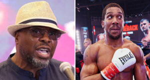 Don Charles has commented on Joshua being dropped twice. Photo Credit: Dazn/ Matchroom/ Mark Robinson
