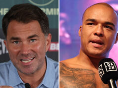 Eddie Hearn has agreed with Fabio Warldey taking an immediate rematch. Photo Credit: Leigh Dawney/ Mark Robinson/ Queensberry/ Matchroom