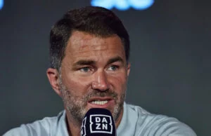 Eddie Hearn has provided the latest on Tyson Fury vs Anthony Joshua Photo Credit: Mark Robinson Matchroom Boxing