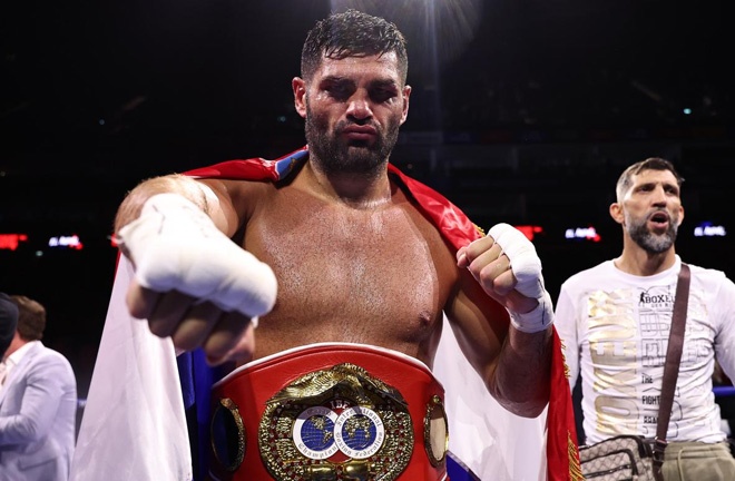 Hrgovic won the IBF heavyweight world title Photo Credit: Queensberry