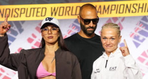 Cherneka Johnson defends her undisputed bantamweight titles against Dina Thorslund in Orlando on Saturday Photo Credit: Harry Aaron / Most Valuable Promotions