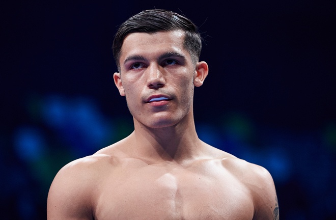 Buttigieg returns Photo Credit: Mark Robinson Matchroom Boxing