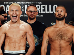 George Liddard vs Dario Morello – Results & Post-Fight Report George Liddard became the European middleweight champion with an eighth round retirement win over David Morello Photo Credit: Matchroom Boxing