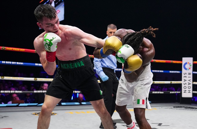 McKenna dominated Oliha Photo Credit: Zuffa Boxing