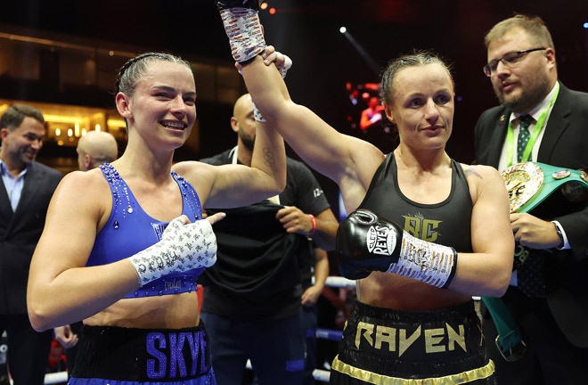 Chapman was beaten by Nicolson in 2024 Photo Credit: Mark Robinson Matchroom Boxing