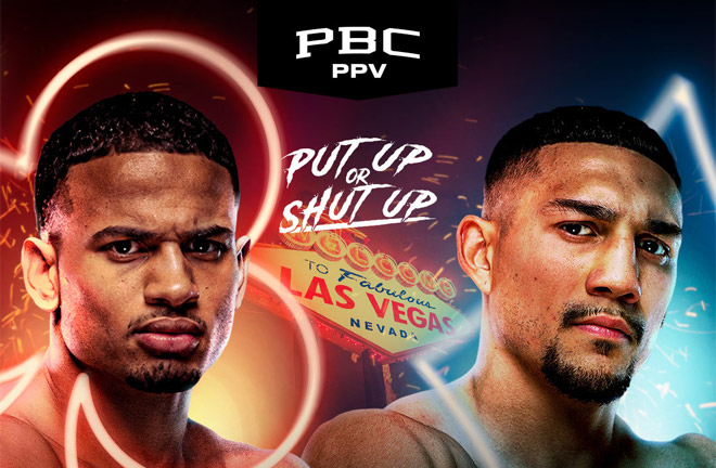 Rolly Romero defends his WBA welterweight world title against Teofimo Lopez in Las Vegas on Saturday Photo Credit: Premier Boxing Champions