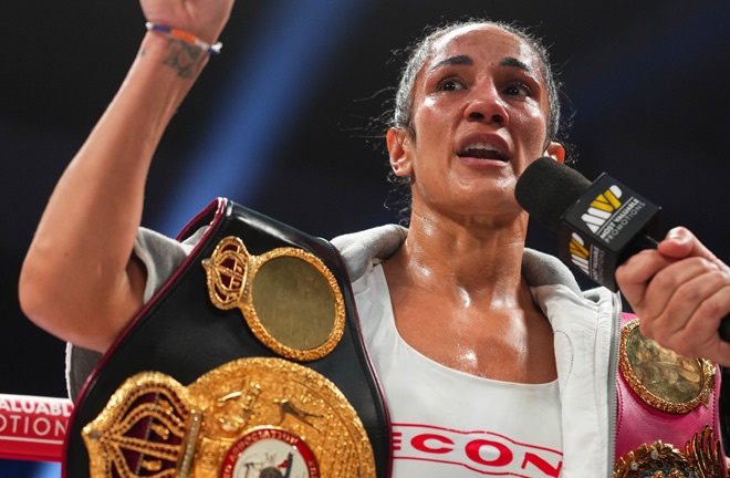 Serrano looks to break Christy Martin's knockout record Photo Credit: Cooper Neill / Most Valuable Promotions
