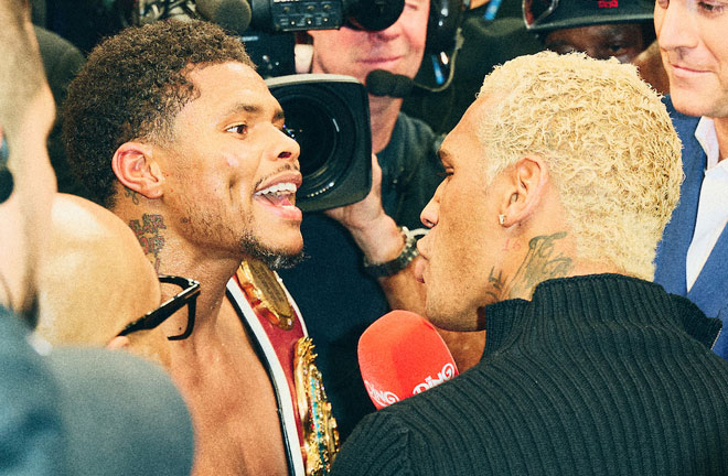 Stevenson called out Benn after beating Lopez Photo Credit: Geoffrey Knott/Matchroom Boxing