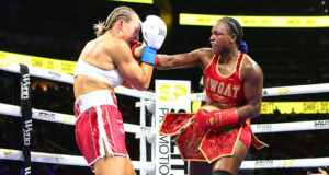 Shields dominated Scott. Photo Credit: Instagram, Salita Promotions