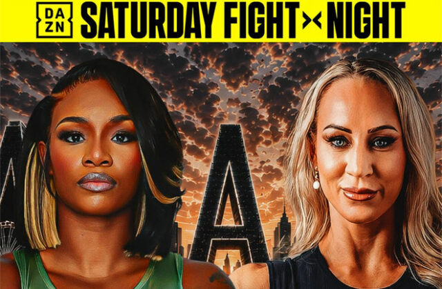 Claressa Shields challenges Kaye Scott for her unified middleweight world titles in Atlanta on Saturday Photo Credit: DAZN Claressa Shields challenges Kaye Scott for her unified middleweight world titles in Atlanta on Saturday Photo Credit: DAZN