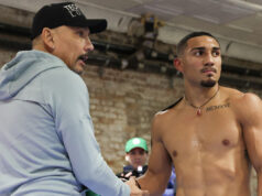 Teofimo Lopez had a heated debate with his father over his defeat to Shakur Stevenson Photo Credit: Ed Mulholland/Matchroom