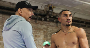 Teofimo Lopez had a heated debate with his father over his defeat to Shakur Stevenson Photo Credit: Ed Mulholland/Matchroom