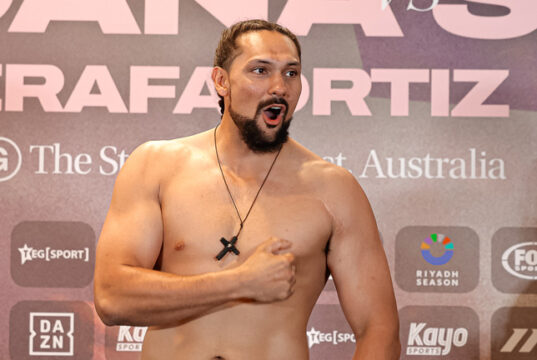 Teremoana Teremoana knocked out DeAndre Savage in the second round in Australia Photo Credit: Matchroom Boxing