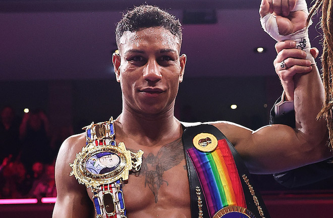 Fawaz defends his British title against James Photo Credit: Mark Robinson Matchroom Boxing