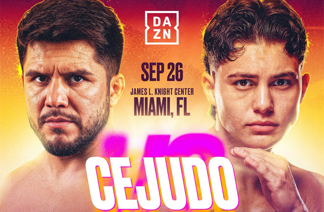 Cejudo faces Walton in Miami Photo Credit: Misfits Boxing