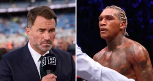 Eddie Hearn has predicted a potential Conor Benn retirement after his loss to Ryan Garcia Photo Credit: Mark Robinson Matchroom Boxing/Zuffa Boxing