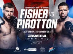 Johnny Fisher faces Michael Pirotton in a heavyweight clash at the Copper Box Arena on Saturday Photo Credit: Zuffa Boxing
