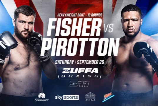 Johnny Fisher faces Michael Pirotton in a heavyweight clash at the Copper Box Arena on Saturday Photo Credit: Zuffa Boxing