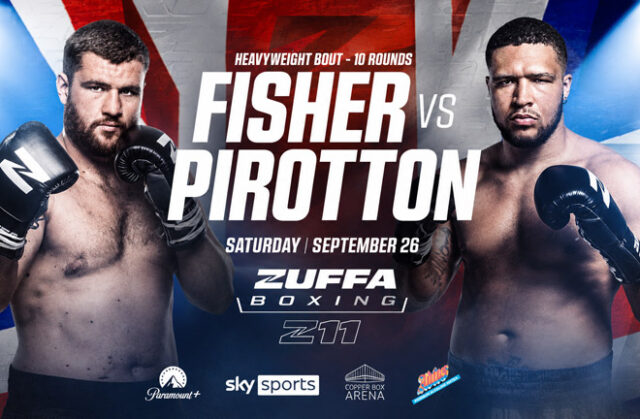 Johnny Fisher faces Michael Pirotton in a heavyweight clash at the Copper Box Arena on Saturday Photo Credit: Zuffa Boxing Johnny Fisher faces Michael Pirotton in a heavyweight clash at the Copper Box Arena on Saturday Photo Credit: Zuffa Boxing