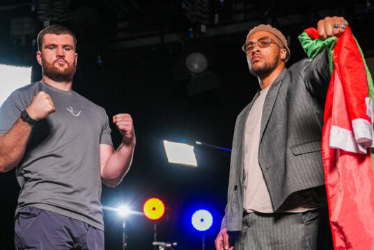 Johnny Fisher faces Michael Pirotton at the Copper Box Arena on Saturday Photo Credit: Zuffa Boxing