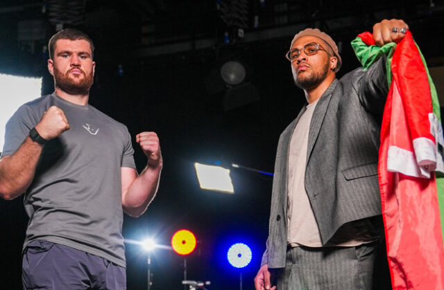 Johnny Fisher faces Michael Pirotton at the Copper Box Arena on Saturday Photo Credit: Zuffa Boxing Johnny Fisher faces Michael Pirotton at the Copper Box Arena on Saturday Photo Credit: Zuffa Boxing