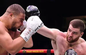 Johnny Fisher secured a majority decision win over Michael Pirotton Photo Credit: Zuffa Boxing