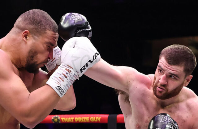 Johnny Fisher secured a majority decision win over Michael Pirotton Photo Credit: Zuffa Boxing Johnny Fisher secured a majority decision win over Michael Pirotton Photo Credit: Zuffa Boxing