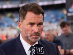 Eddie Hearn says there are issues to resolve, despite Tyson Fury vs Anthony Joshua being announced Photo Credit: Mark Robinson Matchroom Boxing
