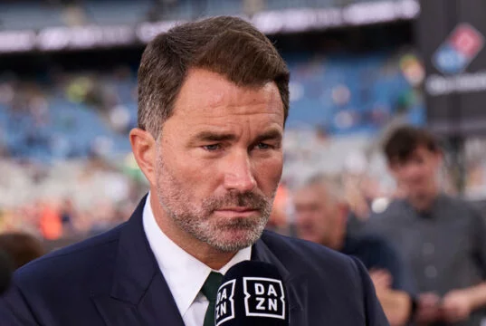 Eddie Hearn says there are issues to resolve, despite Tyson Fury vs Anthony Joshua being announced Photo Credit: Mark Robinson Matchroom Boxing