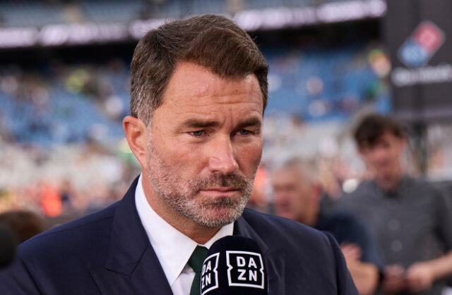 Eddie Hearn says there are issues to resolve, despite Tyson Fury vs Anthony Joshua being announced Photo Credit: Mark Robinson Matchroom Boxing Eddie Hearn says there are issues to resolve, despite Tyson Fury vs Anthony Joshua being announced Photo Credit: Mark Robinson Matchroom Boxing