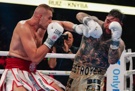 Andy Ruiz Jr suffered a shock defeat to Damian Knyba Photo Credit: Zachariah Delgado/Matchroom Boxing