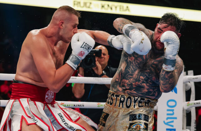 Andy Ruiz Jr suffered a shock defeat to Damian Knyba Photo Credit: Zachariah Delgado/Matchroom Boxing Andy Ruiz Jr suffered a shock defeat to Damian Knyba Photo Credit: Zachariah Delgado/Matchroom Boxing