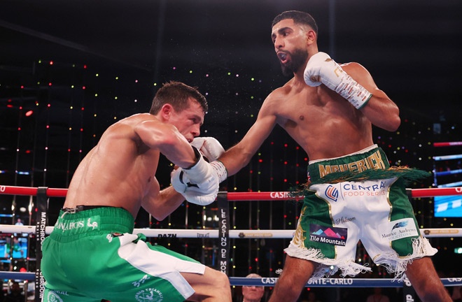 Masoud beat McGrail in December Photo Credit: Mark Robinson Matchroom Boxing