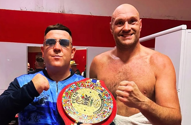 McCann alongside Tyson Fury Photo Credit: @jordanmccannofficial Instagram