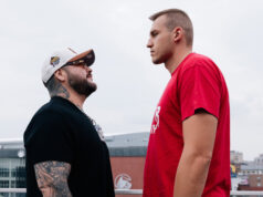 Andy Ruiz Jr vs Damian Knyba – How To Watch It Ruiz Jr and Knyba face-to-face ahead of Friday's clash in Newark Photo Credit: Matchroom Boxing