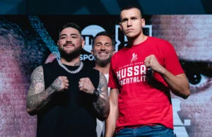 Andy Ruiz Jr faces Damian Knyba in a heavyweight clash in Newark on Friday Photo Credit: Zachariah Delgado/Matchroom Boxing