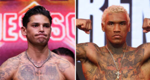 Ryan Garcia defends his WBC welterweight title against Conor Benn on Saturday Photo Credit: Golden Boy / Cris Esqueda/Mark Robinson